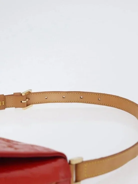 LOUIS VUITTON Monogram Vernis Thompson Street Bag Red M91094 LV Auth 172379 - Picture 9 of 16